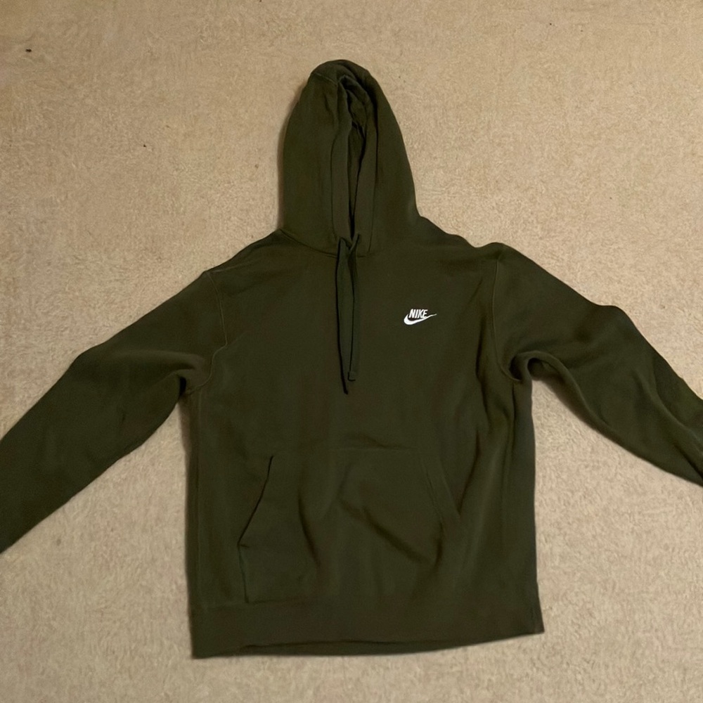 Nike Green Sweatshirt Classic Pullover Hoodie
